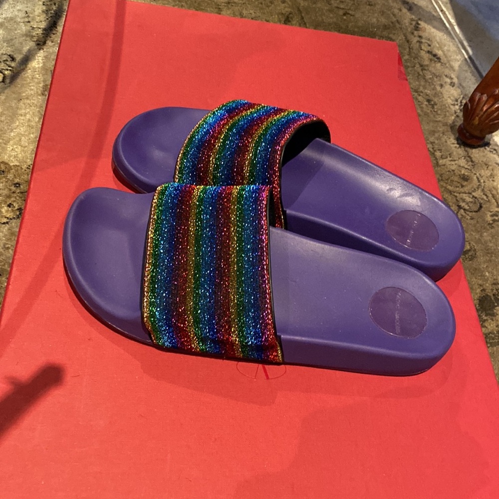 Marc Jacobs Sparkling Slides Not Used Extremely C… - image 3